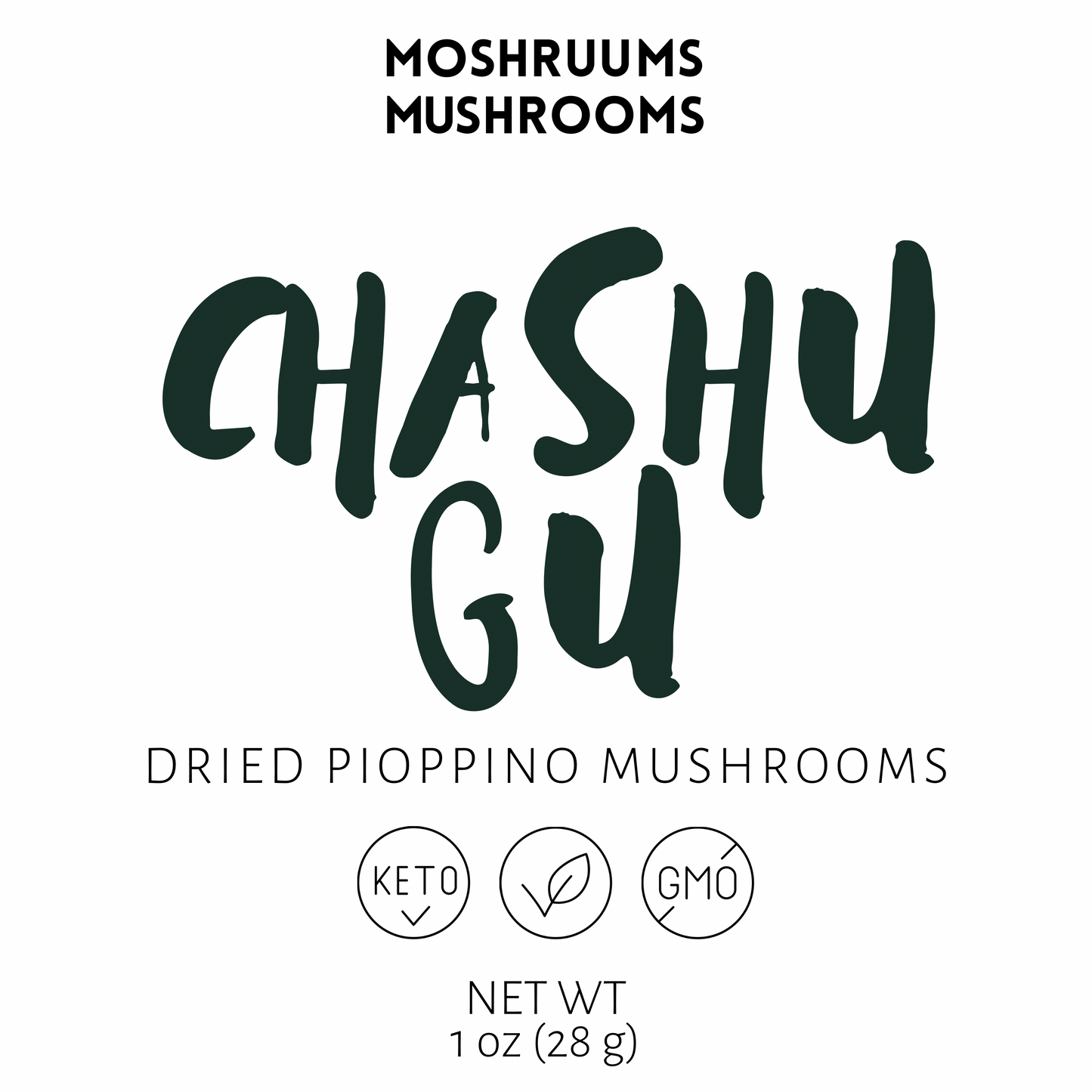 ChaShuGu - Organic Dried Pioppino Mushrooms