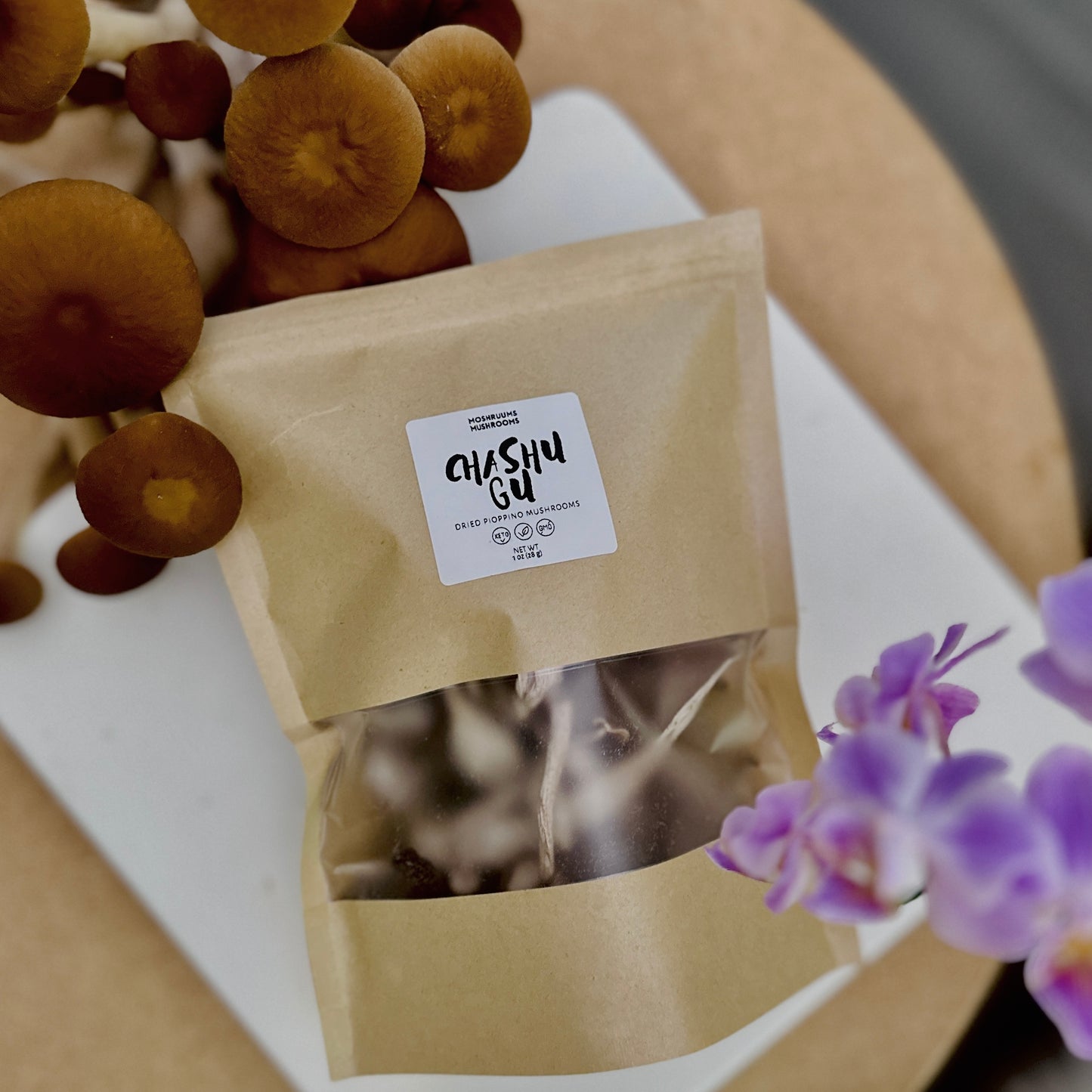 ChaShuGu - Organic Dried Pioppino Mushrooms