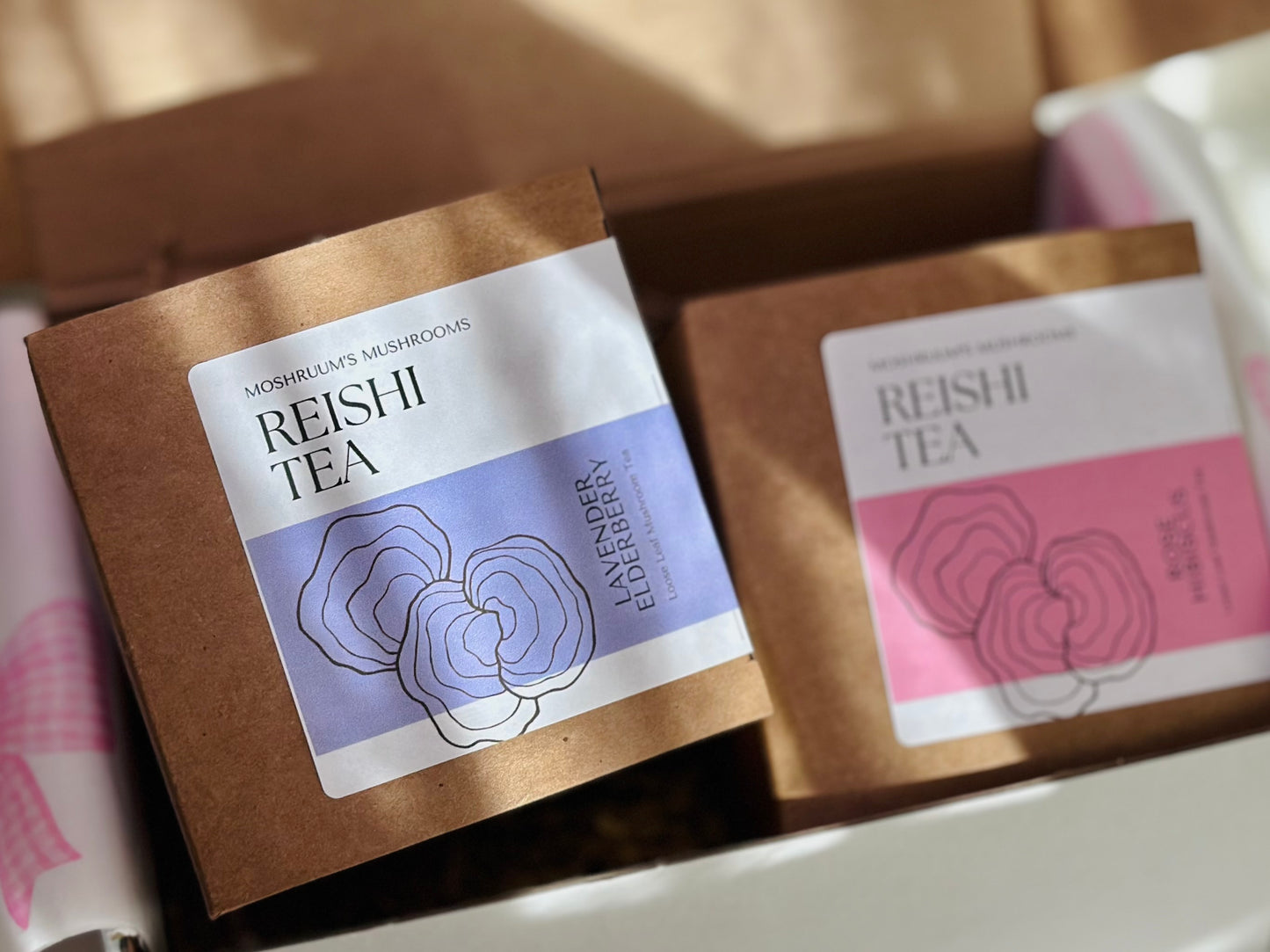 Reishi Tea - Mood Balance & Better Sleep - Organic Loose Leaf Mushroom Tea
