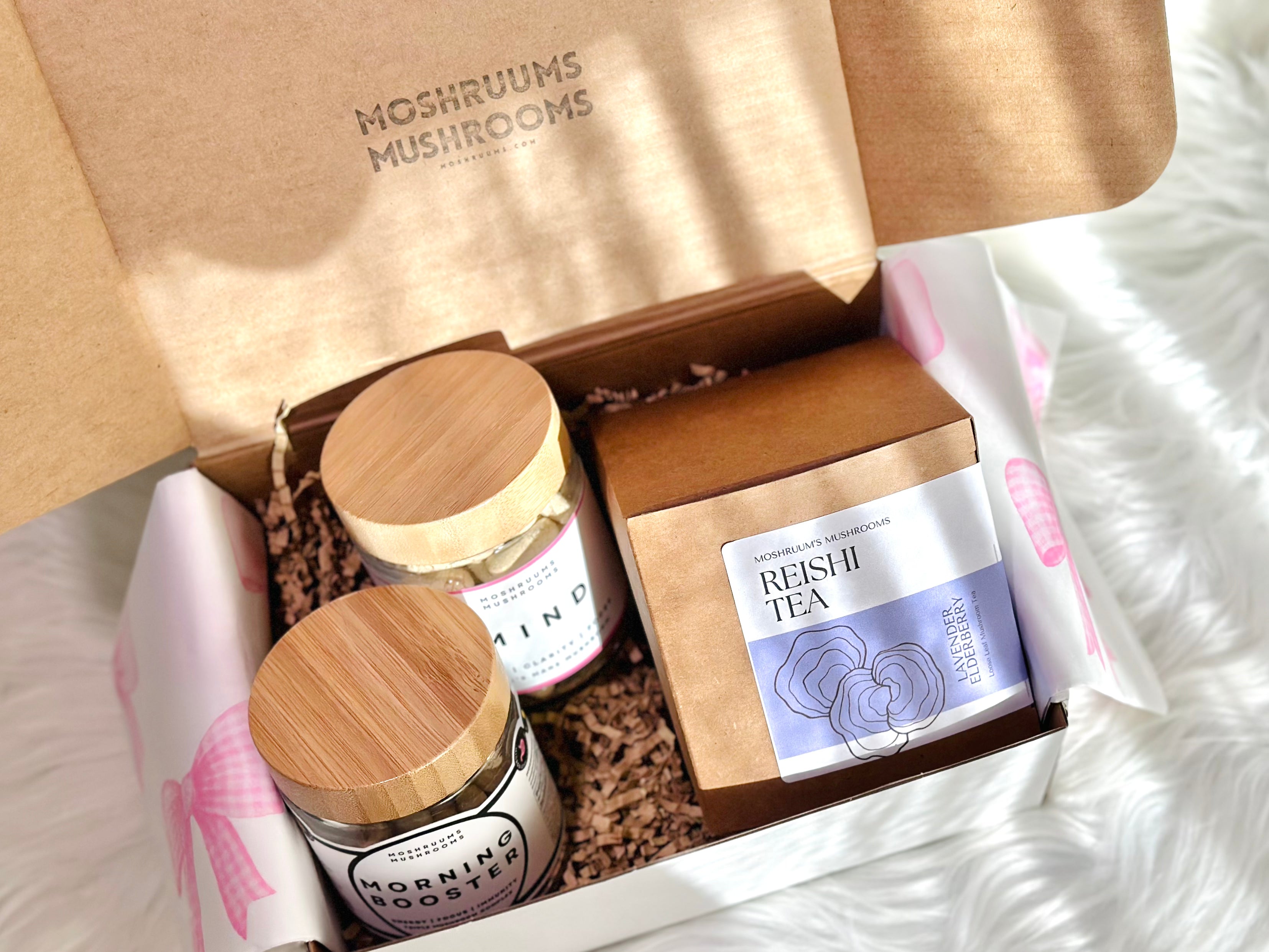 The Daily Balance Set — Mushroom Duo + Reishi Tea