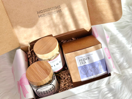 The Daily Balance Set – Capsule Duo + Reishi Tea