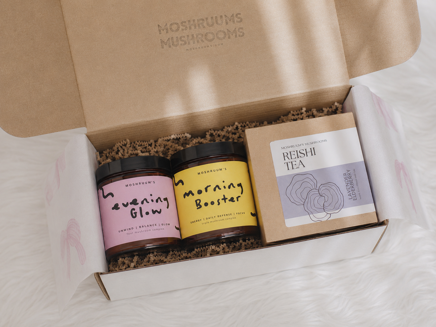 The Daily Balance Set — Mushroom Duo + Reishi Tea
